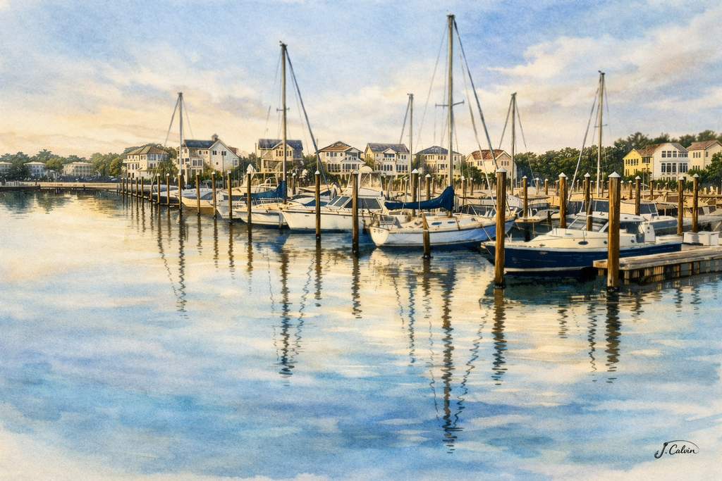 8 Coastal Carolina Note Cards