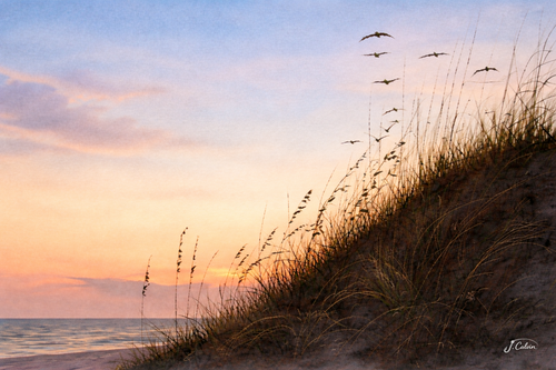 6 Carolina Beaches Note Cards
