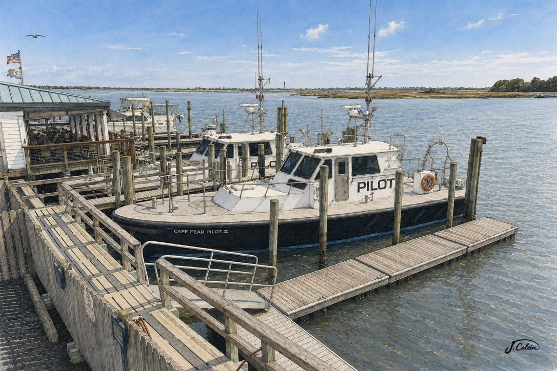 Southport Yacht Basin - 5 Note Cards