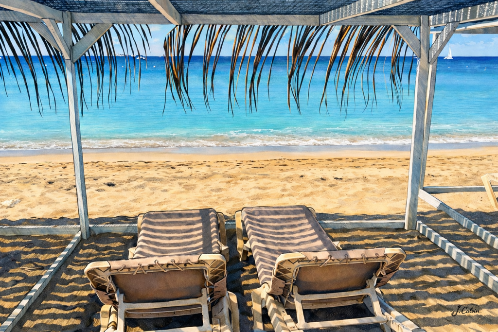8 Tropical Note Cards