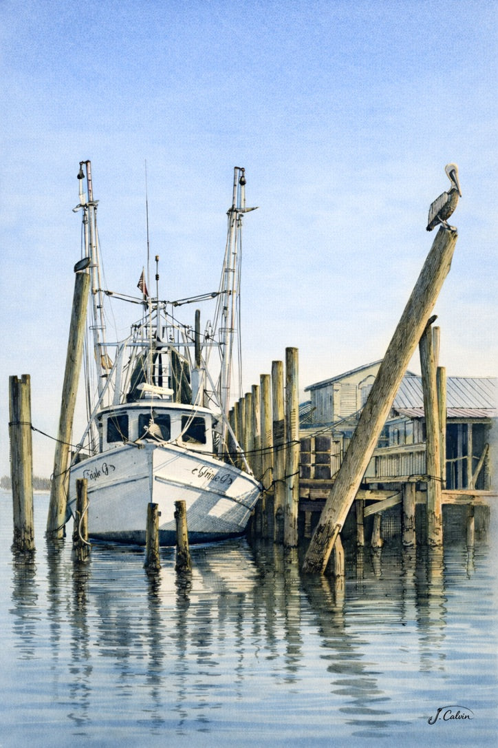 Working Boats - 5 Note Cards