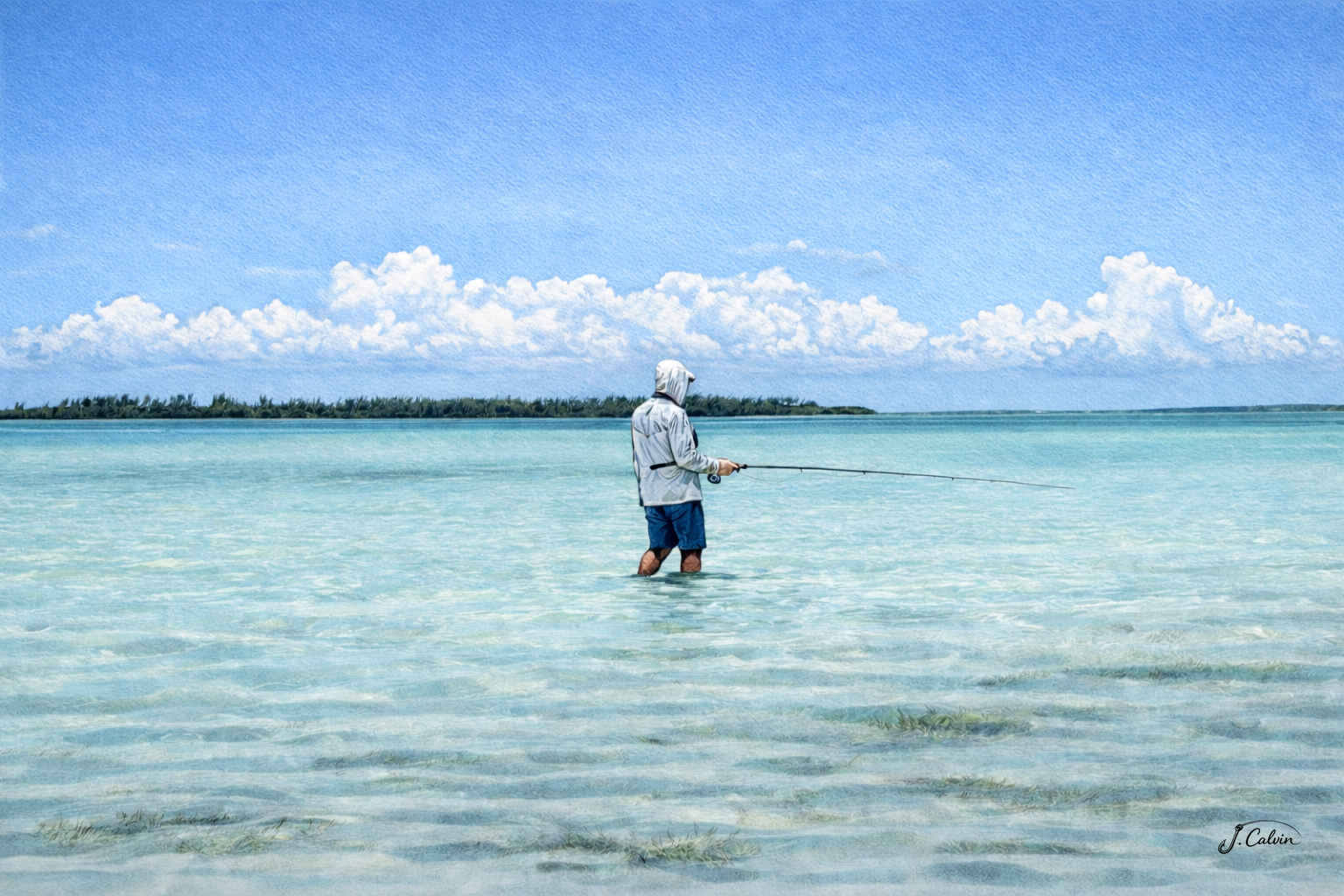 Wading the Flats